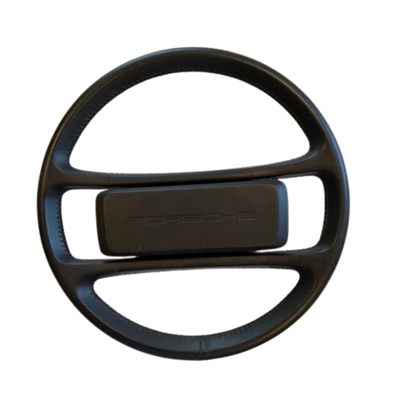 Porsche Leather Steering Wheel Black – 911 84-89  911-347-084-08