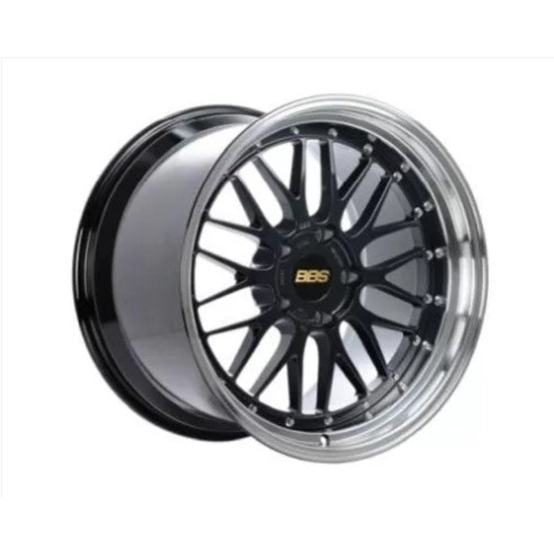 Porsche Wheel 19×9.5 ET22 Black & Blue Metallic Flake  LM434BB-BKBD
