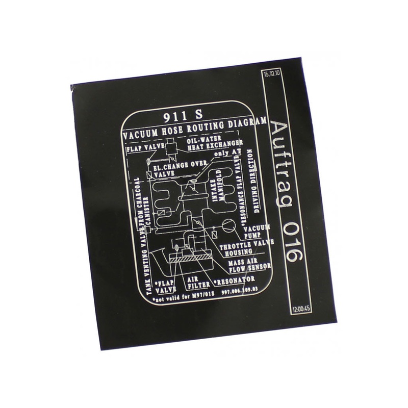 Porsche Engine Decal – 911 05-08