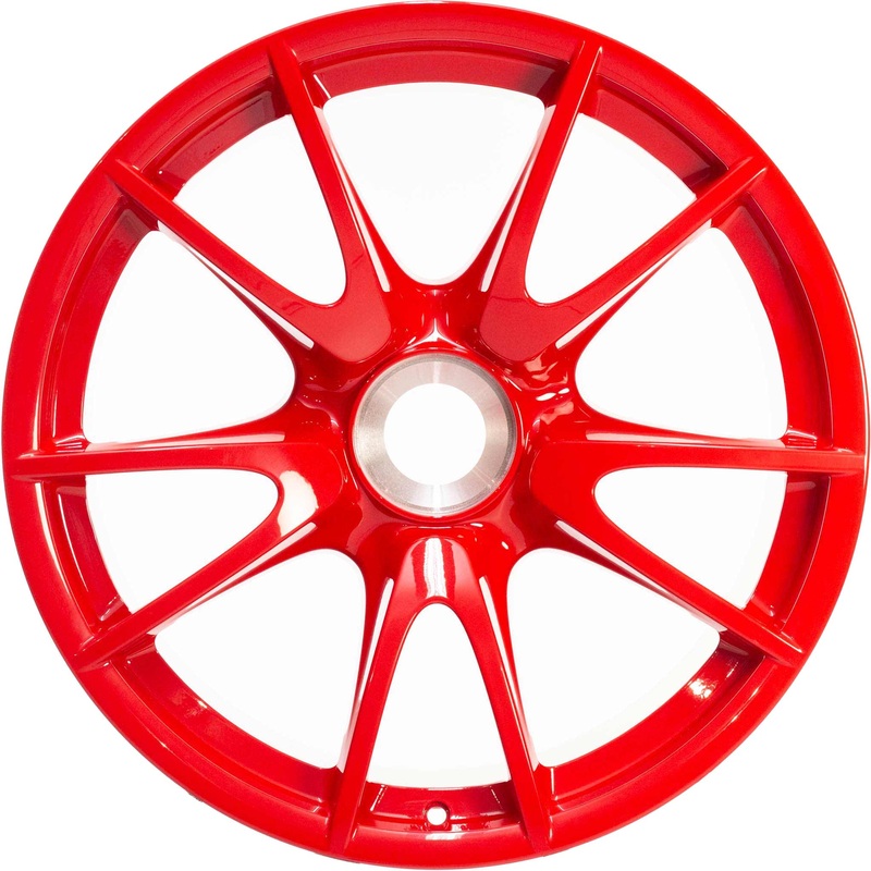 Porsche Front Guards Red Alloy Wheel 9JX19 ET47 – 911 07-11  9973621579684A