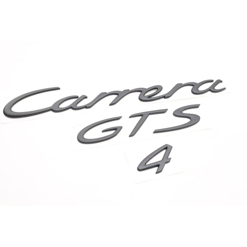 Porsche Carrera 4 GTS Emblem Set Black – 911 09-12  997-559-037-07