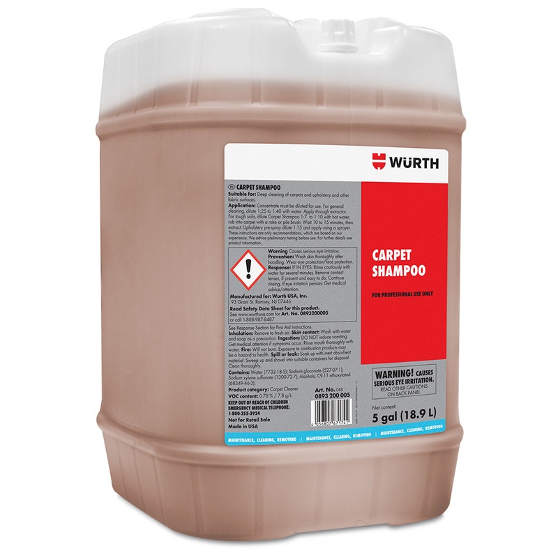 Porsche Carpet Shampoo 5 Gallon  0893200005