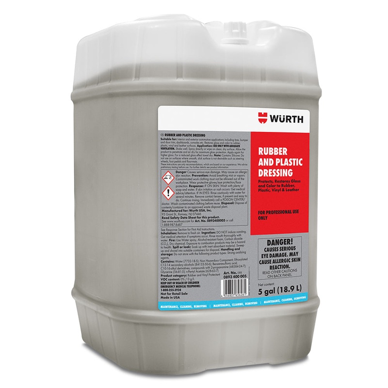 Porsche Rubber and Plastic Dressing 5 Gallon  0893400005