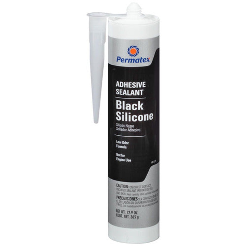 Porsche Black Silicone Adhesive Sealant 12.9 oz  1890181173