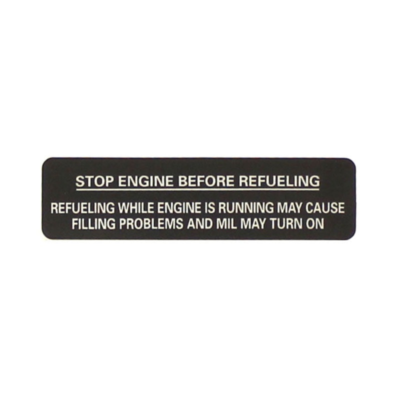 Porsche Warning Sticker – Cayenne 11-18  955-006-118-10