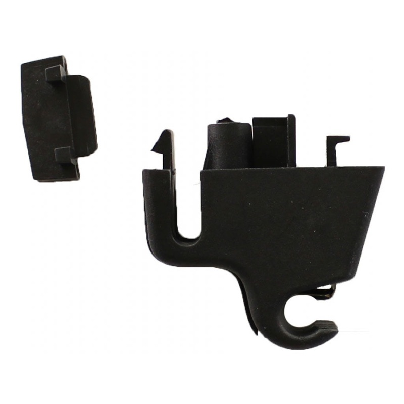 Porsche Left Sun Visor Mounting – Satin Black – Cayenne | 2003-2010  955731827009B9