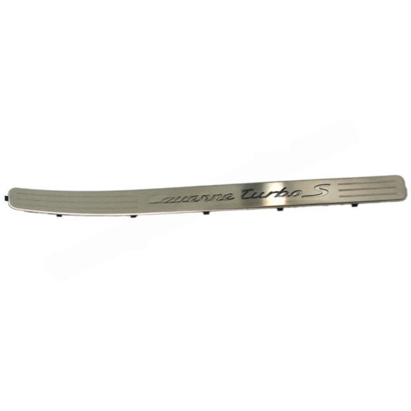 Porsche Scuff Plate – Left Front – Stainless Steel – Cayenne | 2003-2006  955551663014P7