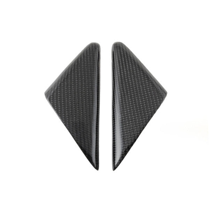 Porsche Carbon Fiber Door Mirror Triangle Trim – Boxster | 2017-2025  FS-CF-POR-DWG-718