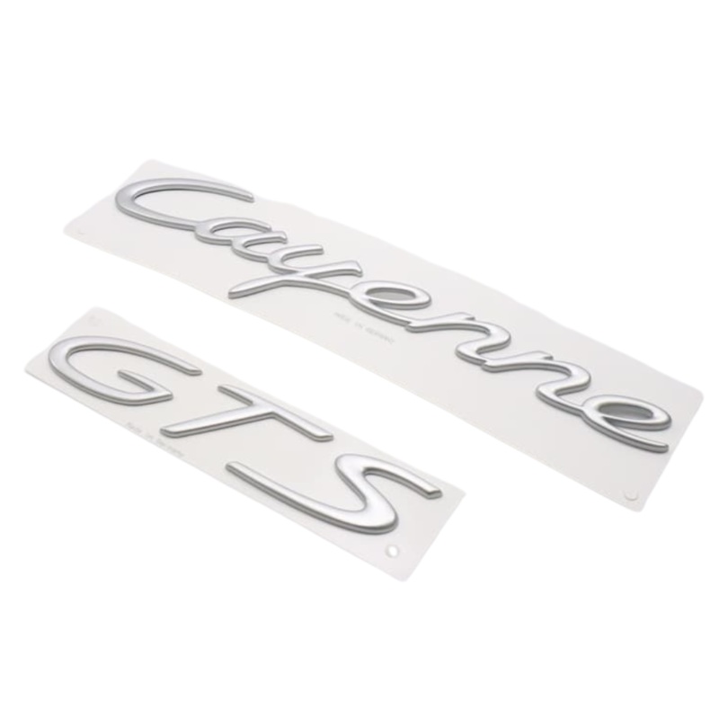 Porsche Cayenne GTS Hatch Logo – Satin Aluminum – Cayenne | 2009-2010