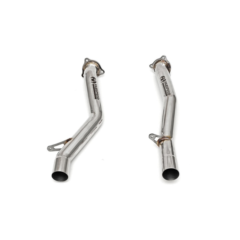 Porsche Secondary Competition Link Pipes – Cayenne | 2011-2014  FS-POR-958T-CB