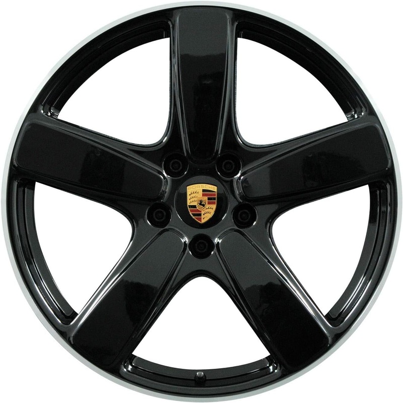 Jet Black Metallic Alloy Wheel – 10JX21 – Cayenne | 2015-2018