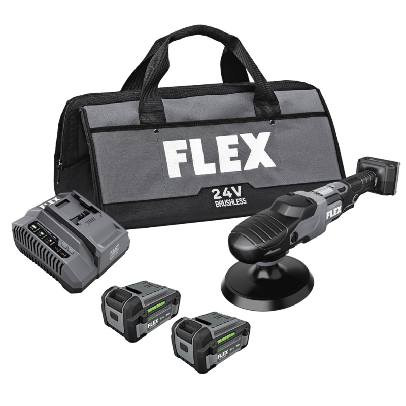Flex 24V Cordless Rotary Polisher Kit