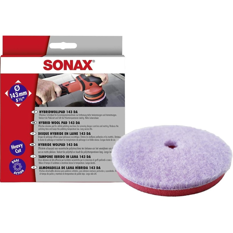 Sonax Hybrid Wool Pad 143 DA – 5.5 Inch