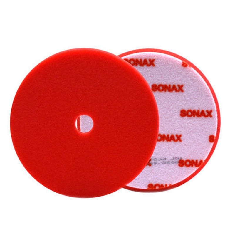 Sonax Red Hard Cutting Polishing Pad – 6.5 Inch