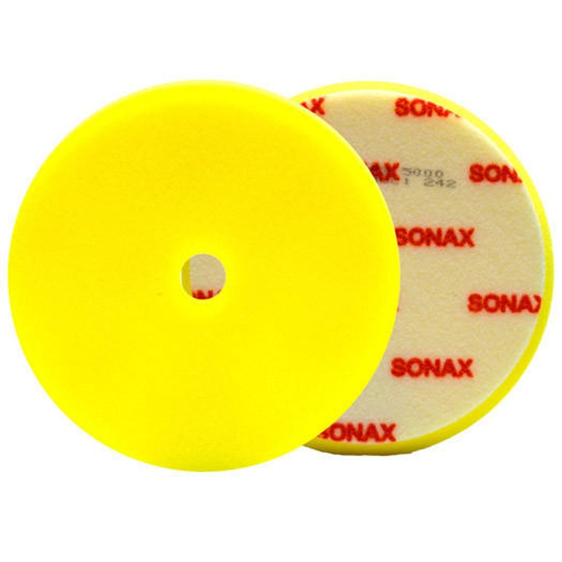 Sonax Yellow Dual Action Soft Cutting Pad – 6.5 Inch