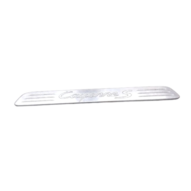 Door Sill Plate Insert – Stainless Steel – Cayenne | 2011-2018