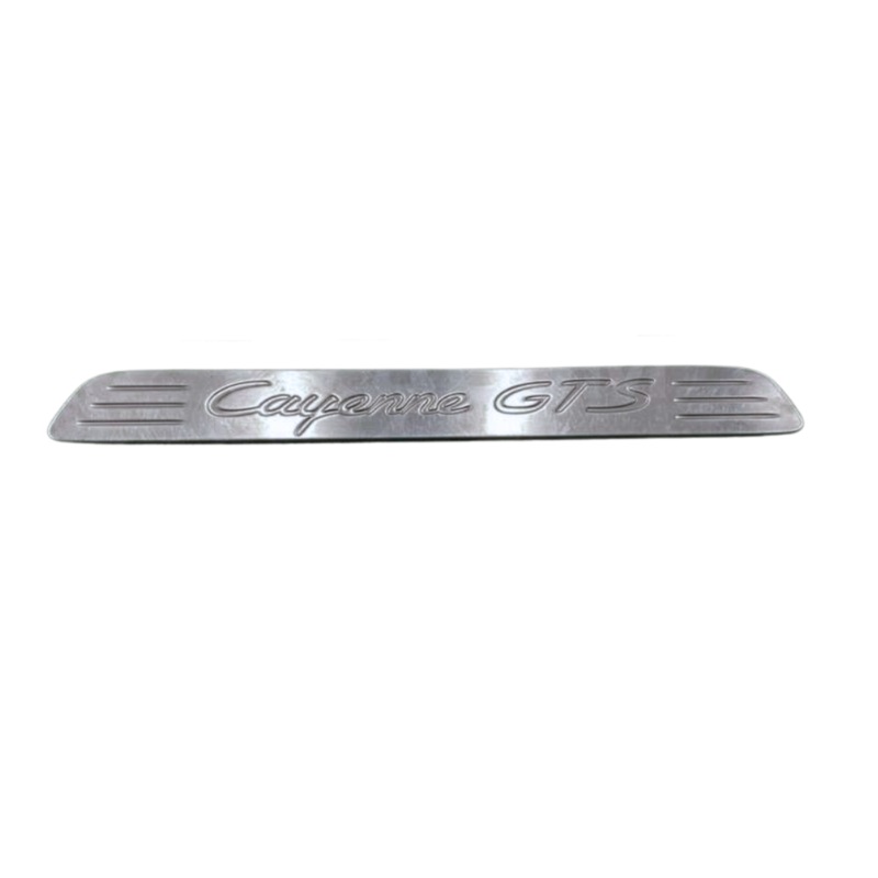 Door Sill Plate Insert – Stainless Steel – Cayenne | 2013-2018