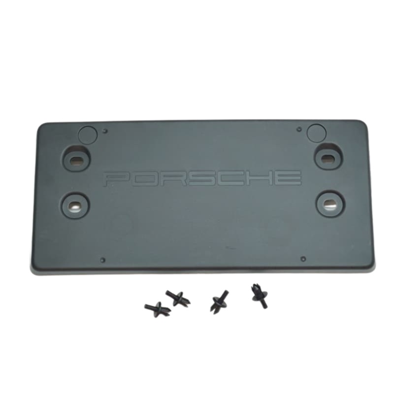 License Plate Bracket – Satin Black – Cayenne | 2011-2014