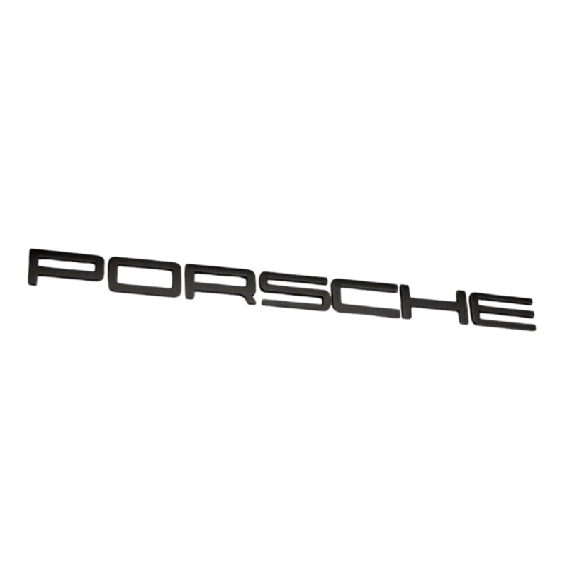 PORSCHE Hatch Emblem – Matte Black – Cayenne | 2011-2023