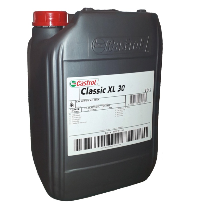 Castrol Classic XL 30 Monograde Motor Oil – 20 Litre