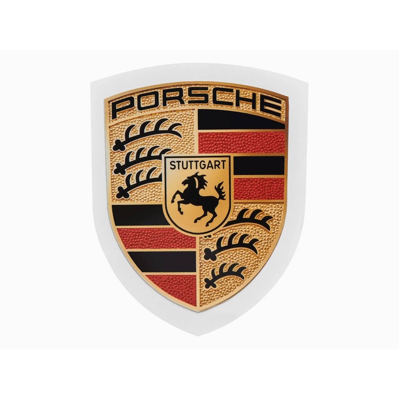 Porsche Crest Sticker – 79 mm x 67 mm