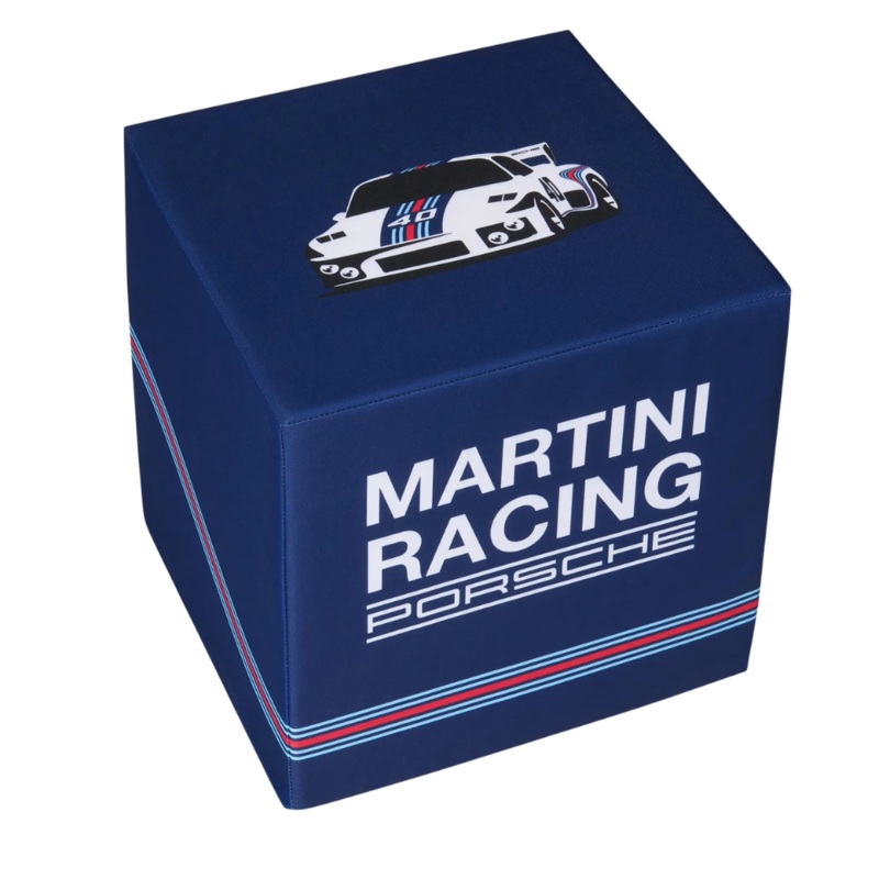 Martini Racing Design Waterproof Dark Blue Seating Cube