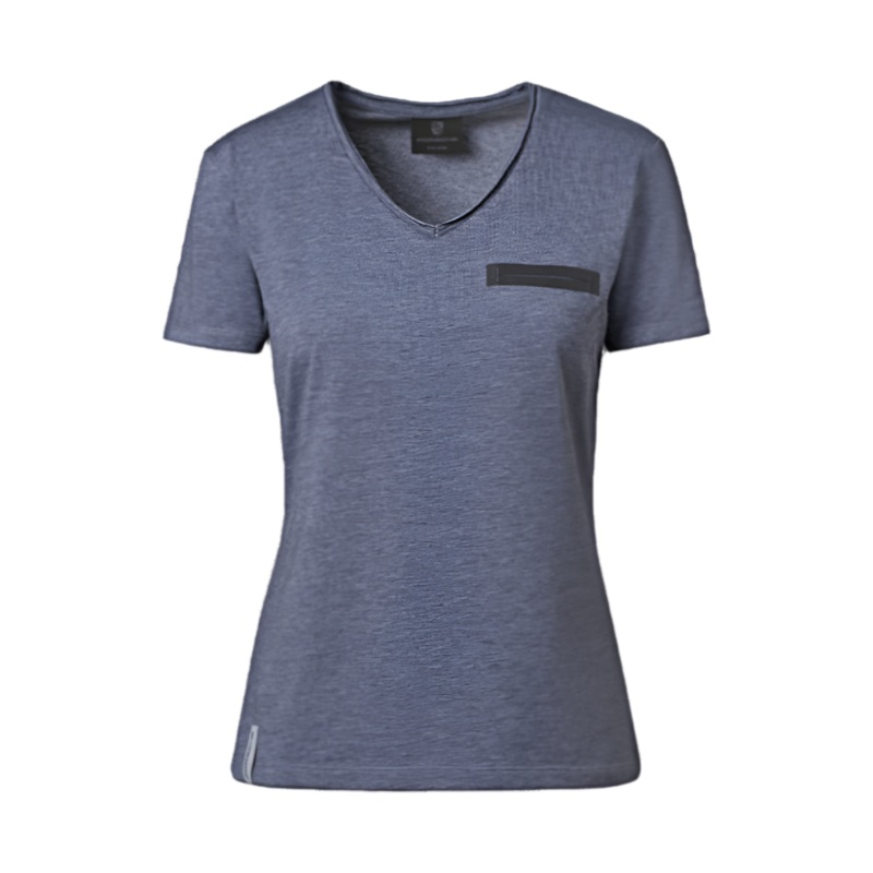 Porsche 911 Collection Womens V-Neck T-Shirt – Gray