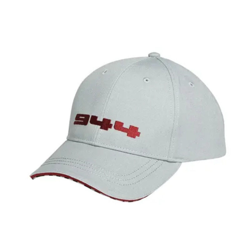 Porsche Embroidered 944 Logo Cotton Baseball Grey Cap