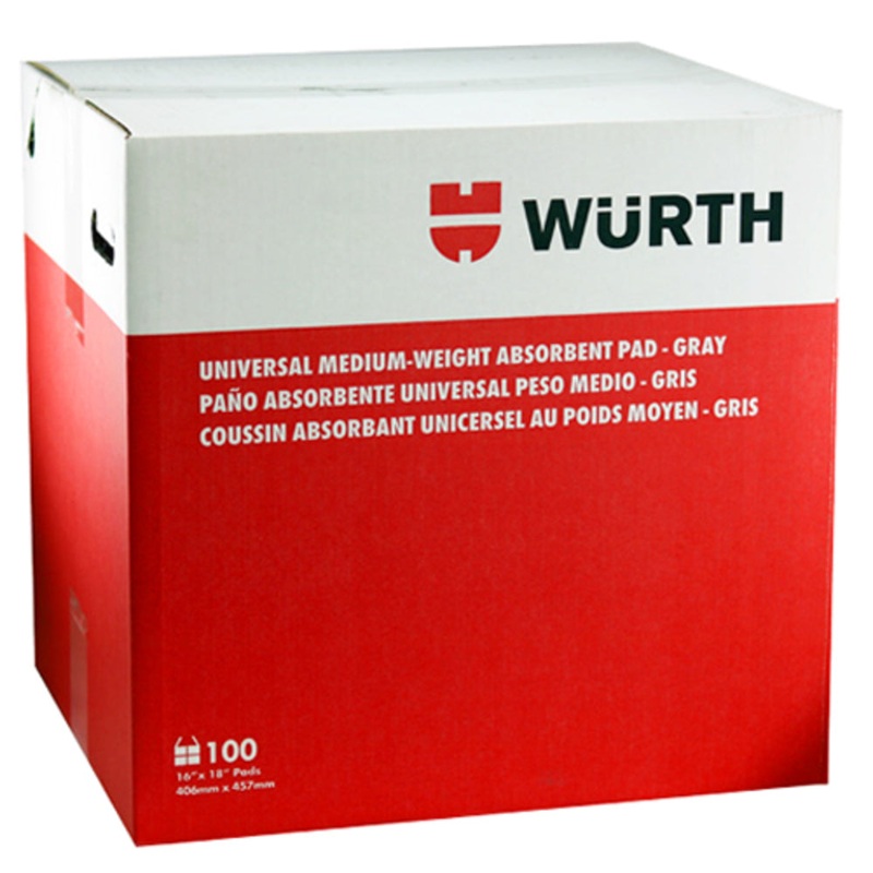 Medium Weight Gray Absorbent Pads – Pack Of 100