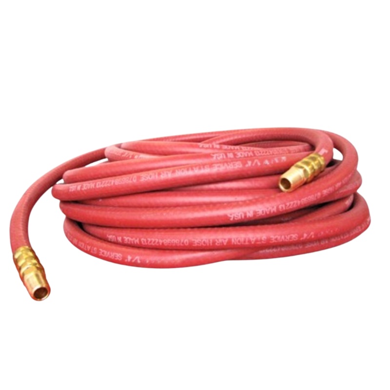 Red Air Hose – 25 Ft Roll