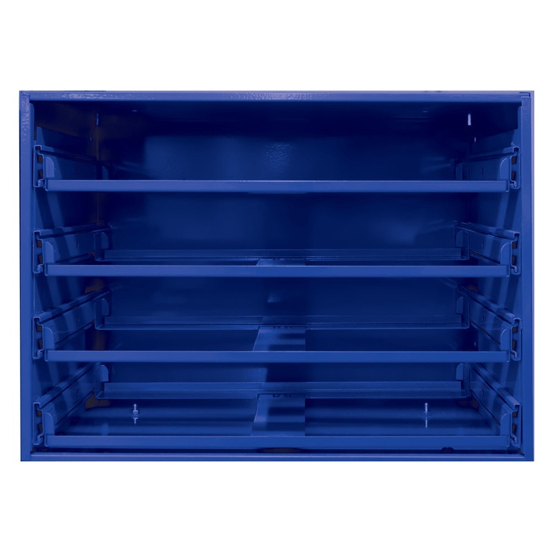 4 Drawer Blue Large Storage Rack