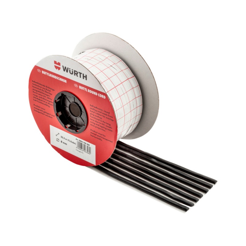 Butyl Round Cord – 60 Feet