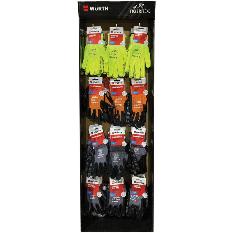 TigerFlex Tower Display – 48 Pairs of Gloves