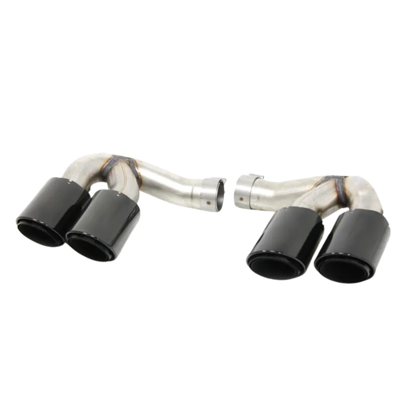 Sport Exhaust Tailpipes – Black – Cayenne | 2018-2025