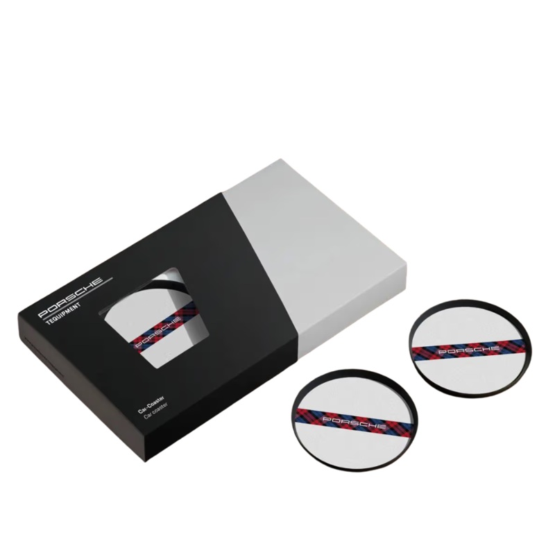 Tartan Design Cup Holder Coaster – 85mm – Cayenne | 2018-2025