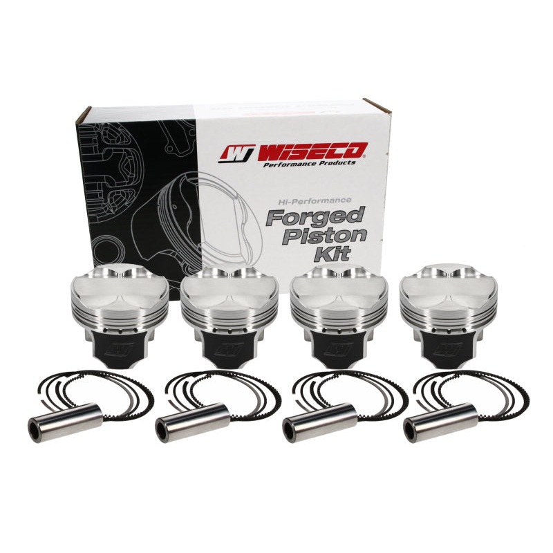 Wiseco 4V DOMED +5.9cc – 6533M815 Piston Shelf Stock Kit | 1988-1991 Toyota Corolla GTS ,1985-1989 Toyota MR2 GT, 1988-1989 Toyota MR2 Super Charged (K533M82)