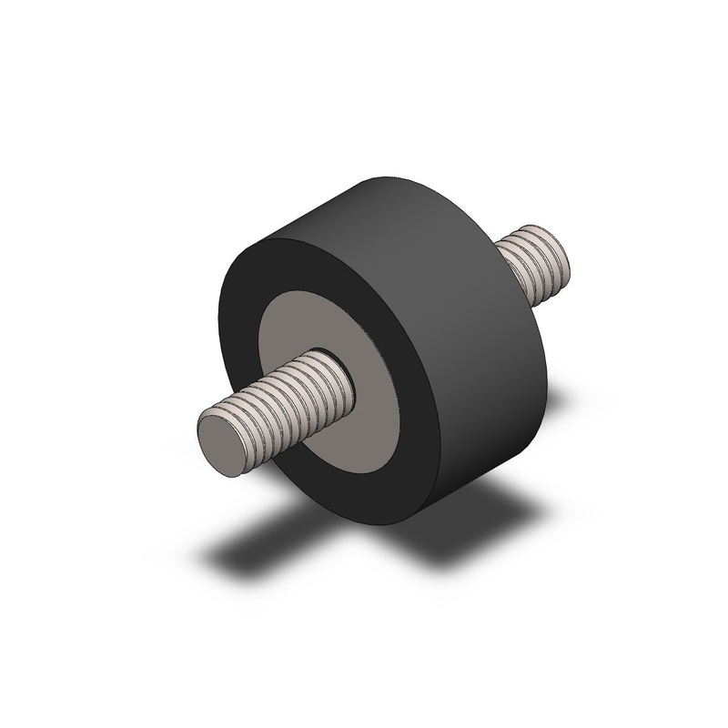 HPS 1/2 Tall M6 Rubber Vibration Mount | Universal (HW-RM6-050)