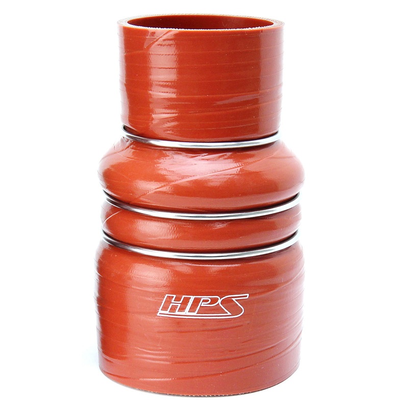HPS 2-3/4 – 3-1/2 ID 6 Length, Silicone Air Cooler CAC Hose | Universal (CAC-275-350-HOT)