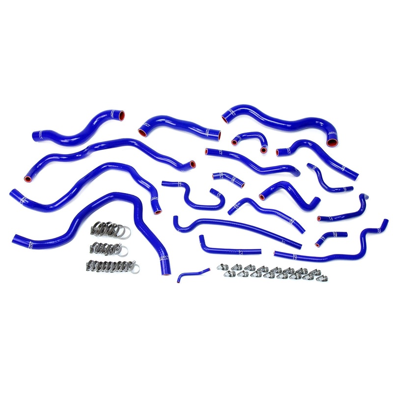 HPS Blue Reinforced Silicone Radiator Heater Coolant Hose | 2016 – 2018 Honda Civic (57-1607-BLUE)