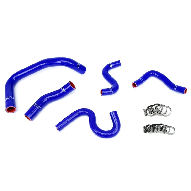 HPS Blue Reinforced Silicone Radiator + Heater Hose | 1985 – 1987 Toyota Corolla AE86 (57-1337-BLUE)