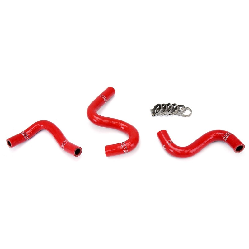 HPS Red Reinforced Silicone Heater Hose Kit | 1983 – 1987 Toyota Corolla AE86 (57-1223-RED)