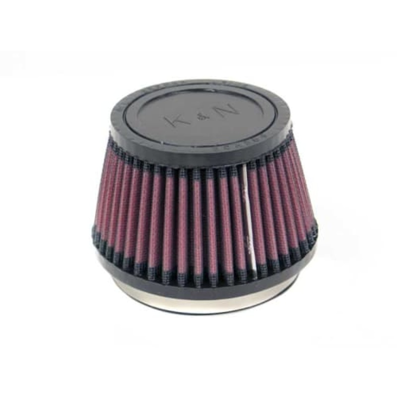 K&N 1/2 inch Flange 4 44689 inch Base 3 1/2 inch Top 3 inch Universal Rubber Filter (RU-4410)