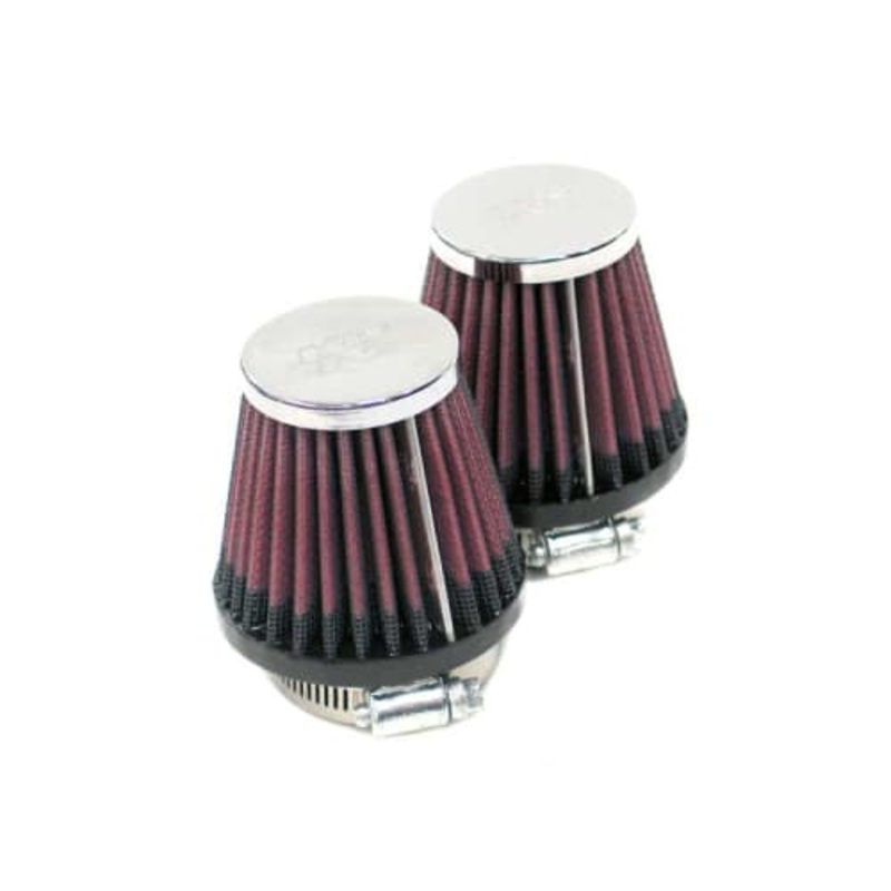 K&N 2-1/16in Flange 3-1/2in OD 4in Universal Clamp-On Air Filter Pack (RC-1252)