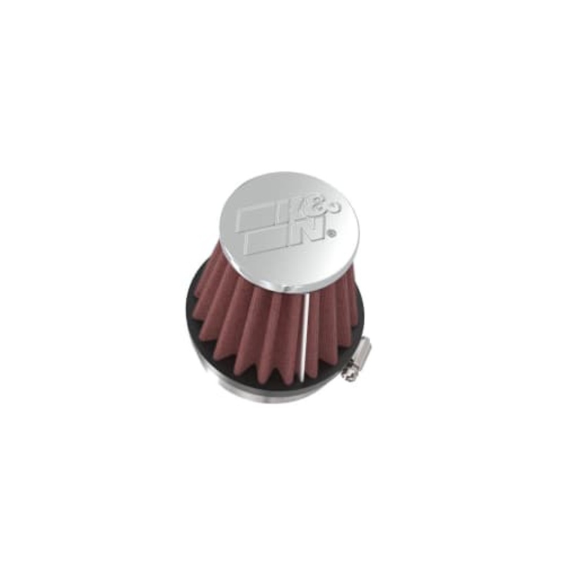 K&N 2.125 Flange ID/3 in Base OD/2in Top OD/3in Universal Chrome Filter (RC-2340)