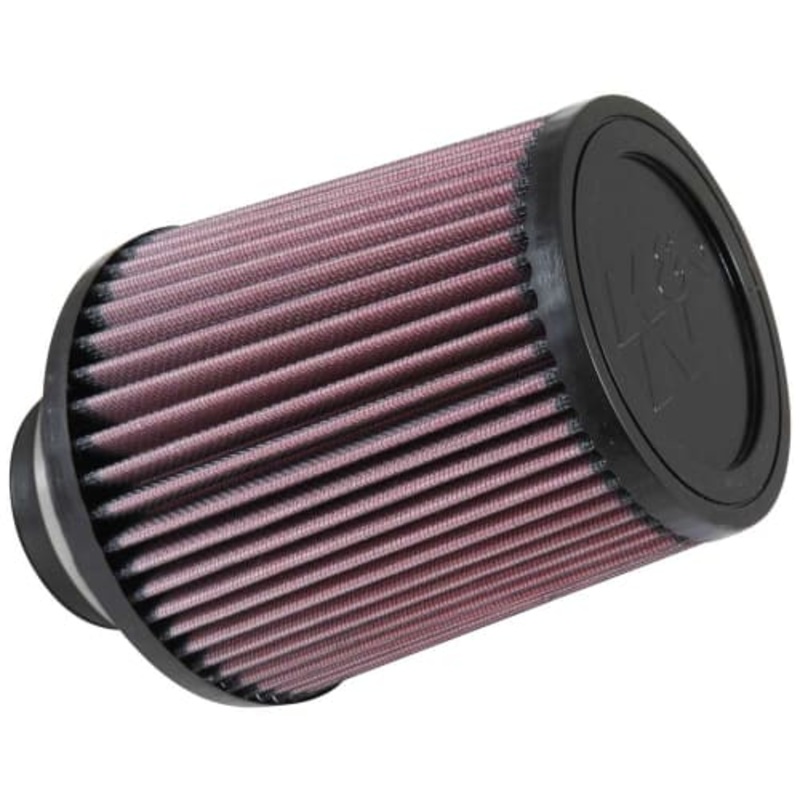 K&N 2 3/4 inch Flange 6 inch Base 5 inch Top 6 1/2 inch Universal Rubber Filter (RU-4870)