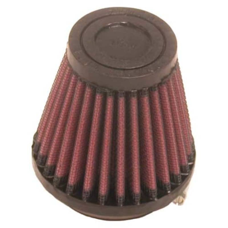 K&N 2 inch Flange 3 1/8 Base 2 inch Top 3 inch Universal Rubber Filter (RU-2580)