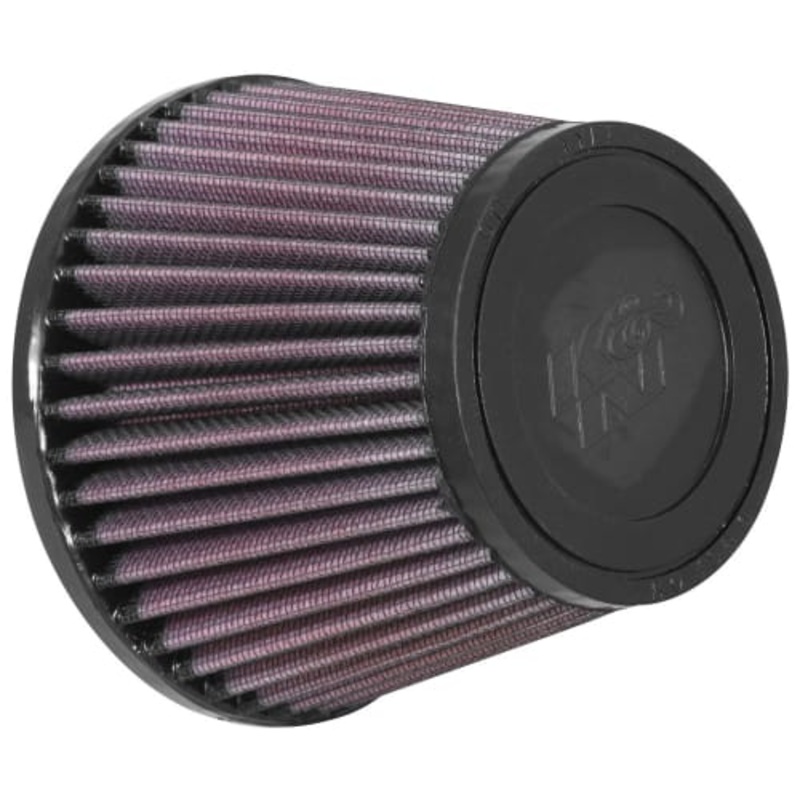 K&N 3 1/2 inch Flange 5 inch Base 3 1/2 inch Top 4 inch Universal Rubber Filter (RU-2990)