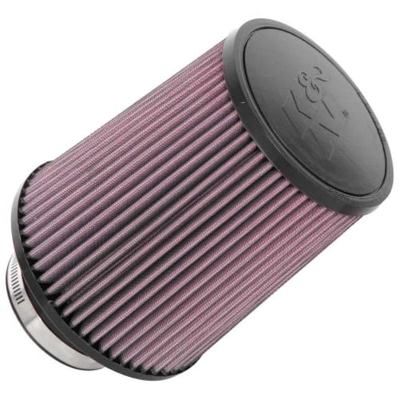 K&N 3-1/8in Flange/6in B/5in T/7in Universal Clamp-On Air Filter (RU-5100)