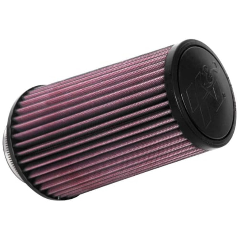 K&N 3 inch Flange/5 inch Bottom/4 inch Top/7 7/8 inch Universal Round Tapered Filter (RU-4690)