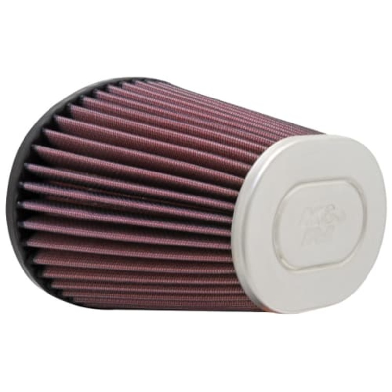 K&N 4.75 FIL x 2.938 FIW x 6.5 BOL x 4.75 BOW x 4.5 TOL x 3.25 TOW x 5.625 H Oval Tapered Universal Chrome Filter (RC-5000)